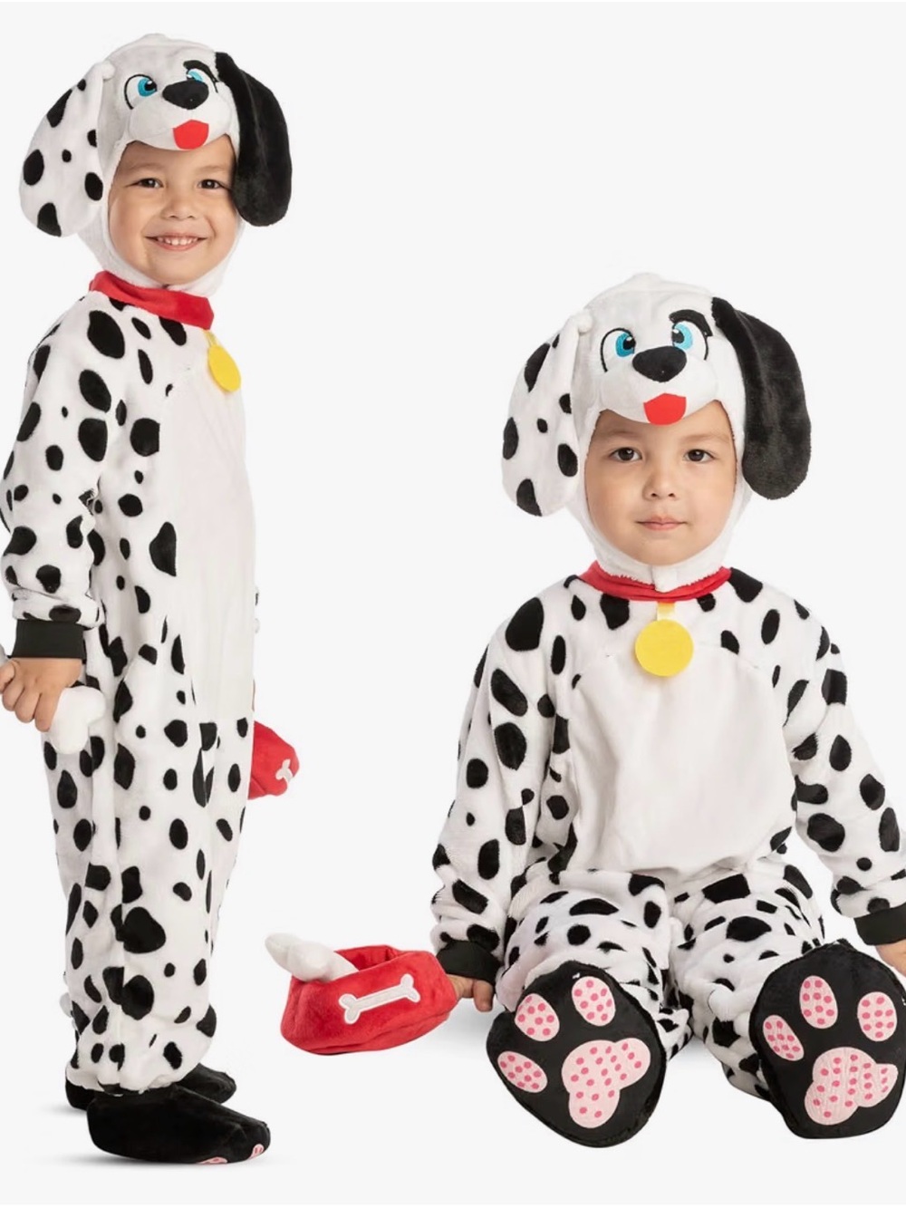 Dalmatian Costume Toddler Kids Puppy Dress Up Party
